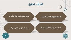 قالب پاورپوینت اسلیمی و مذهبی (طرح برهان) - تصویر 11