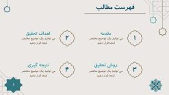 قالب پاورپوینت اسلیمی و مذهبی (طرح برهان) - تصویر 19