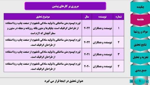 قالب پاورپوینت ارائه مقاله طرح پیلار - تصویر 9