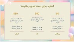 قالب پاورپوینت ساده و شیک طرح رنگین کمان (چندمنظوره) - تصویر 5