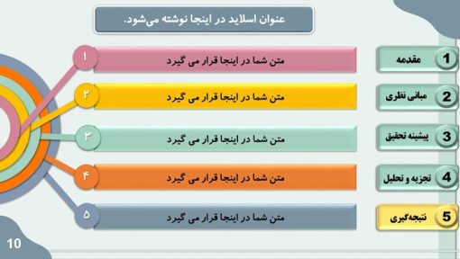 قالب پاورپوینت سمینار طرح لاوین (سبز) - تصویر 4