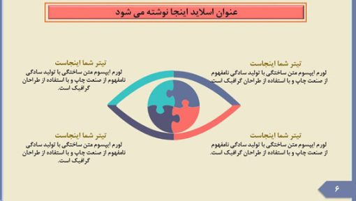 قالب پاورپوینت چشم پزشکی - تصویر 11