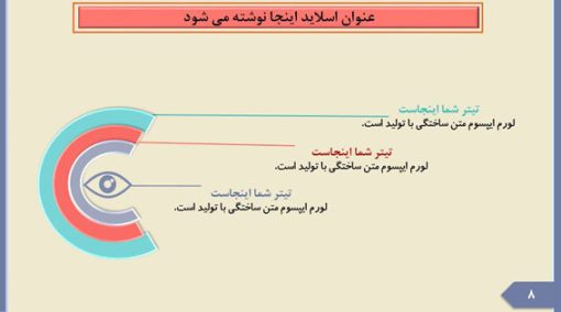 قالب پاورپوینت چشم پزشکی - تصویر 9