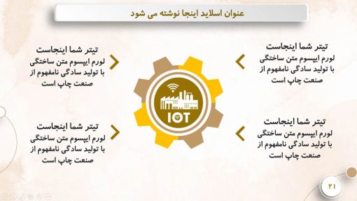 قالب پاورپوینت اینترنت اشیا - تصویر 5