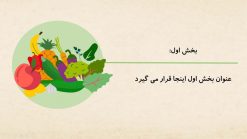 قالب پاورپوینت تغذیه و رژیم غذایی - تصویر 3