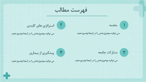 دانلود قالب پاورپوینت بهداشت عمومی - تصویر 3