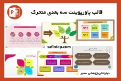 قالب پاورپوینت سه بعدی متحرک