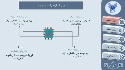 نمونه پاورپوینت پایان نامه کارشناسی ارشد برق  -  تعداد اسلاید: 23 - تصویر 7